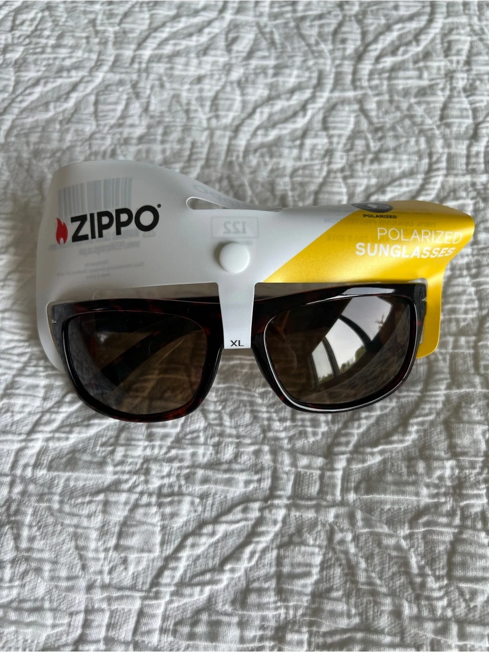 Zippo Angular Polarized Tortoiseshell Sunglasses - Brown Lenses